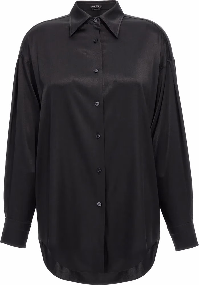 Tom Ford Black Silk Blouse