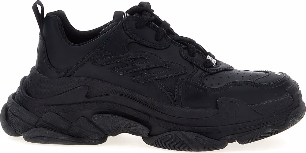 Balenciaga Black Polyethylene Athletic Sneakers