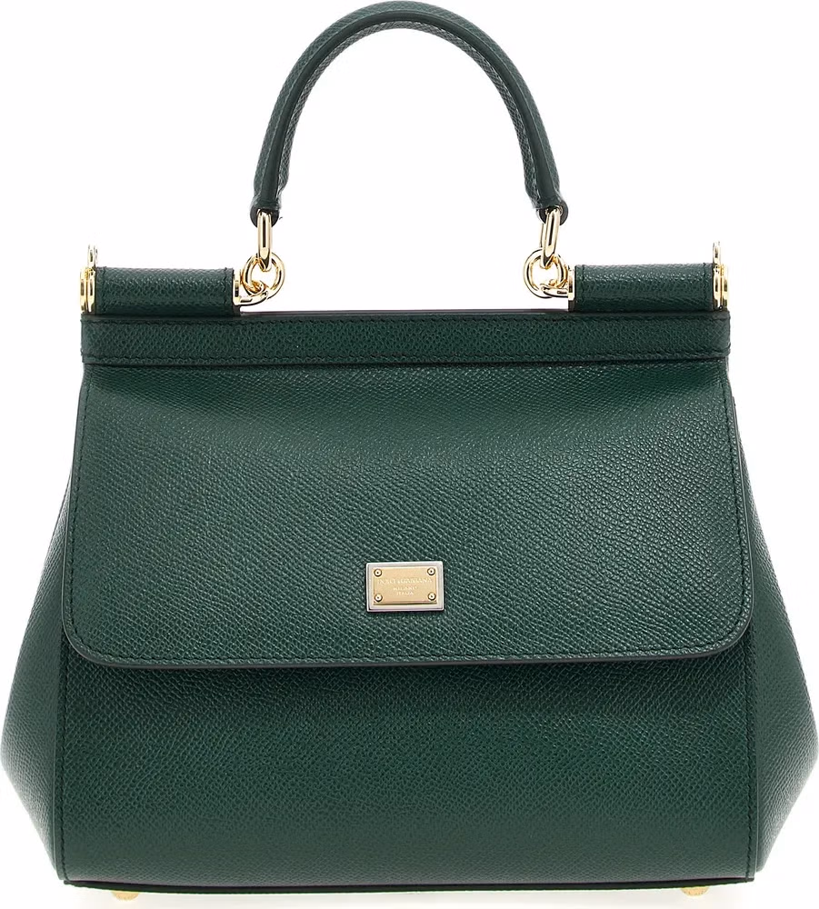 Dolce & Gabbana Bicolor Calfskin Handbag