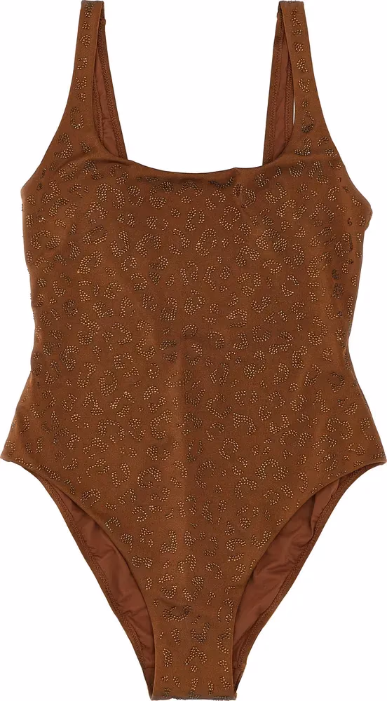 MC2 Saint Barth Brown Polyester One-Piece Swimsuit