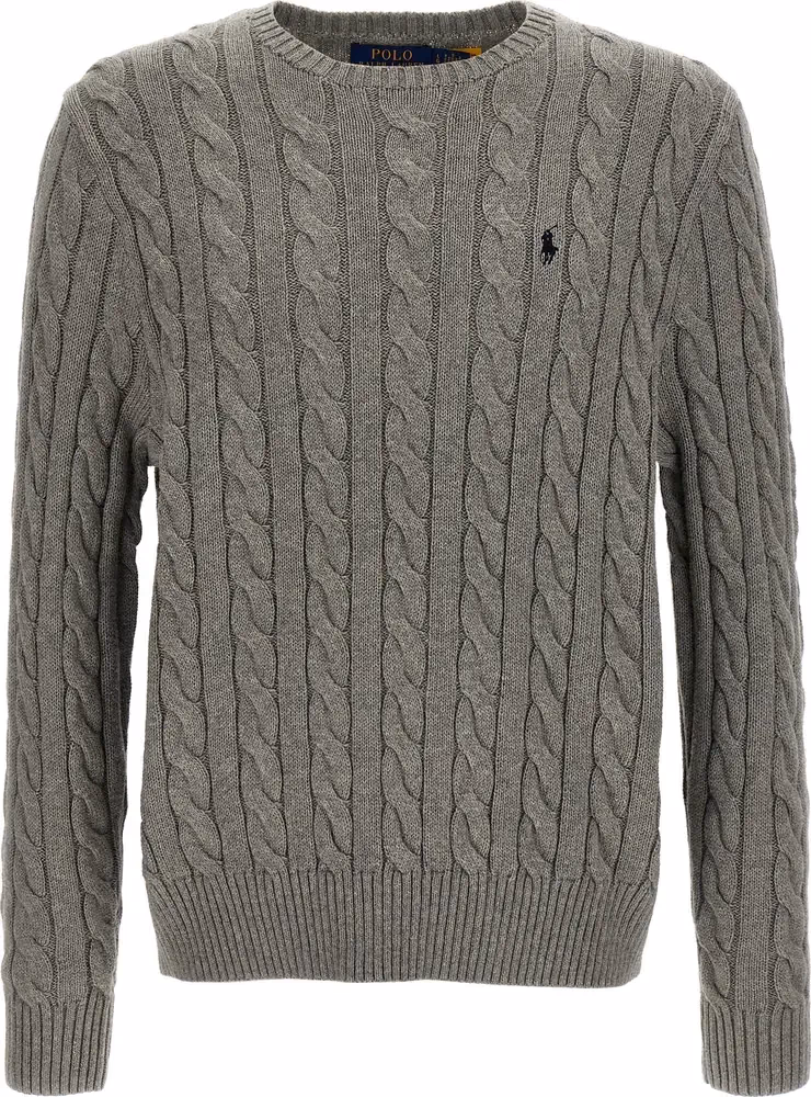 Polo Ralph Lauren Gray Cotton Cardigan