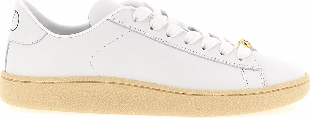 Valentino Garavani White Calfskin Sneakers