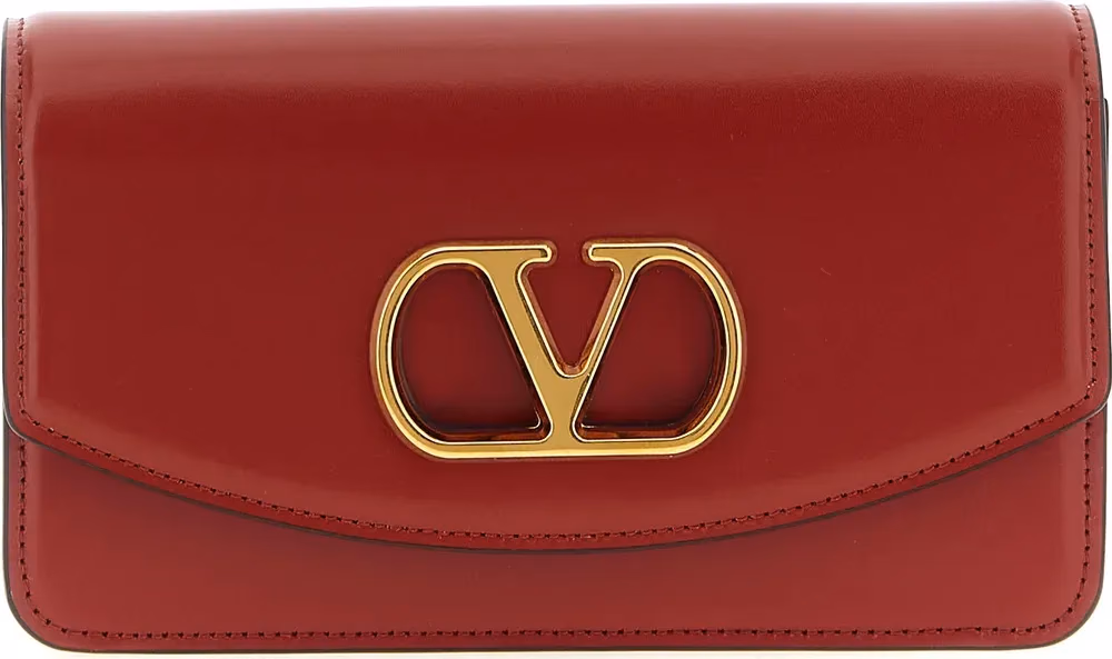 Valentino Garavani Multicolor Calfskin Clutch Bag