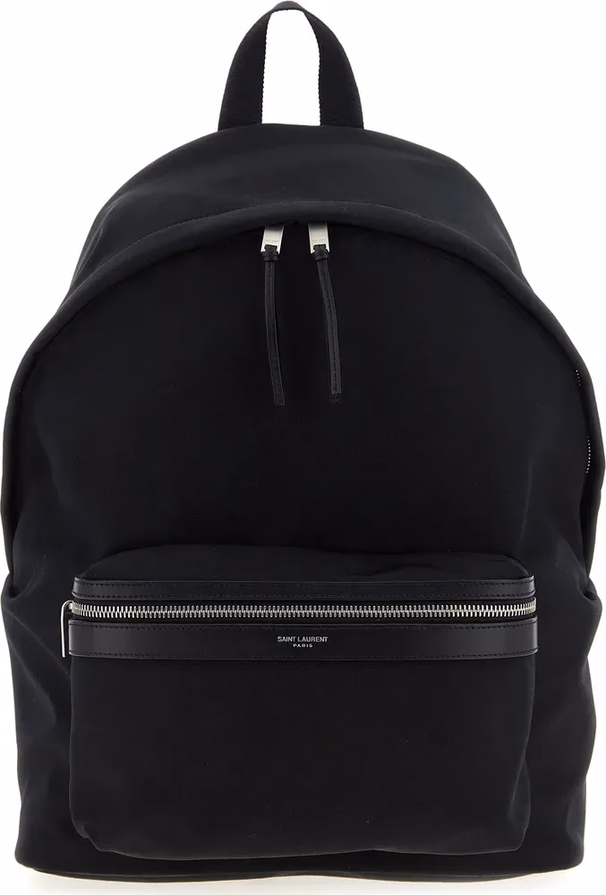 Saint Laurent Black Polyamide Backpack