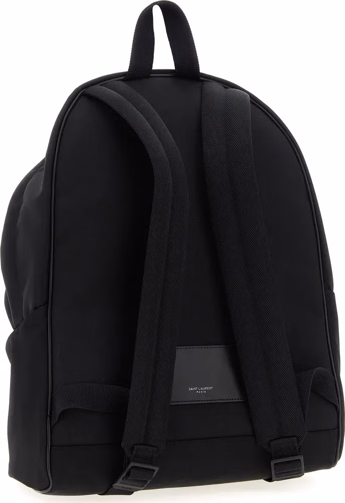 Saint Laurent Black Polyamide Backpack