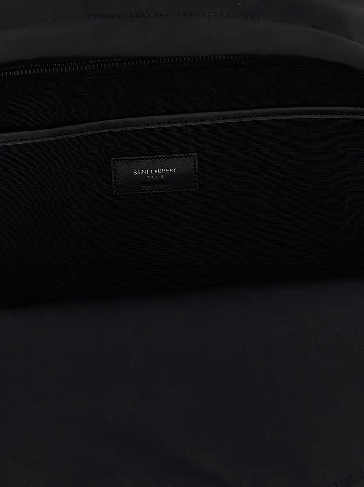 Saint Laurent Black Polyamide Backpack