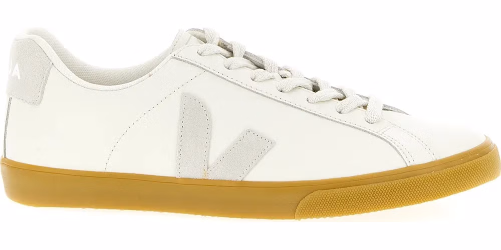 Veja Beige Calfskin Low Top Sneakers