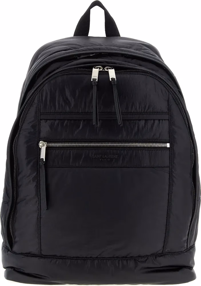 Saint Laurent Black Calfskin Backpack