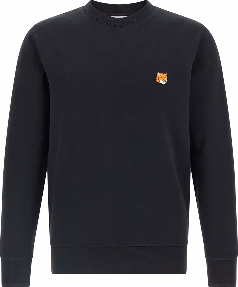 Maison Kitsuné Black Cotton Sweatshirt