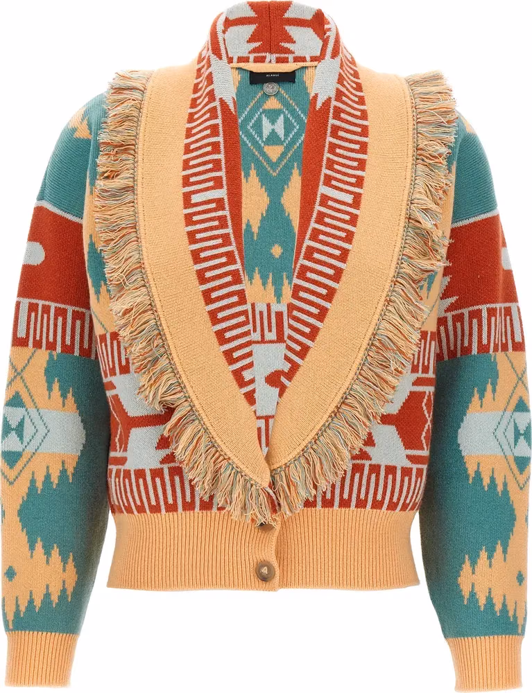 Alanui Multicolor Wool Cardigan