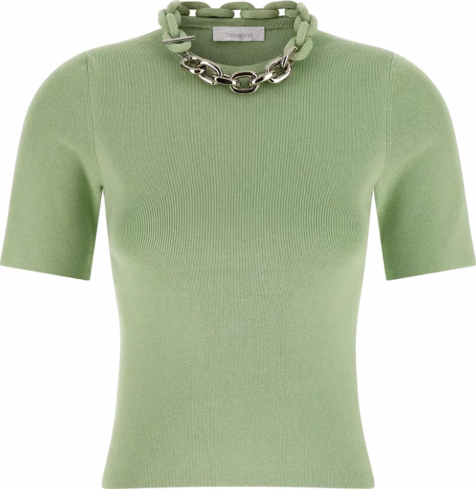 Paco Rabanne Bicolor Textile T-Shirt