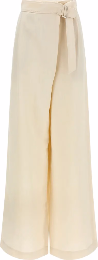 Brunello Cucinelli White Viscose Casual Pants