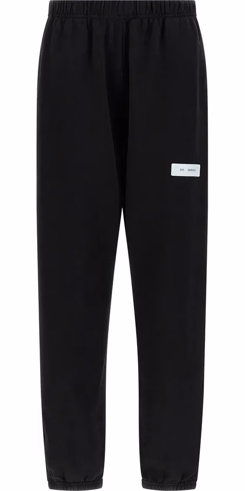 MM6 Maison Margiela Black Cotton Joggers (Workout Pants)