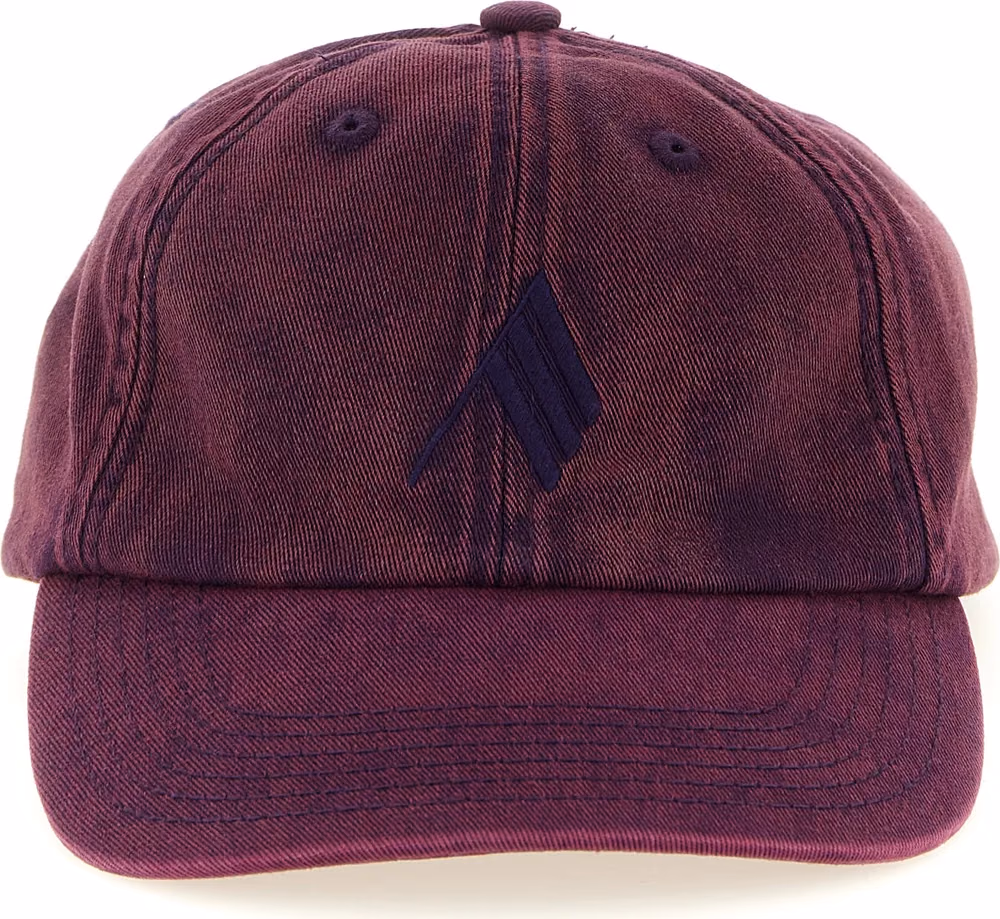 The Attico Purple Cotton Cap (Baseball Hat)