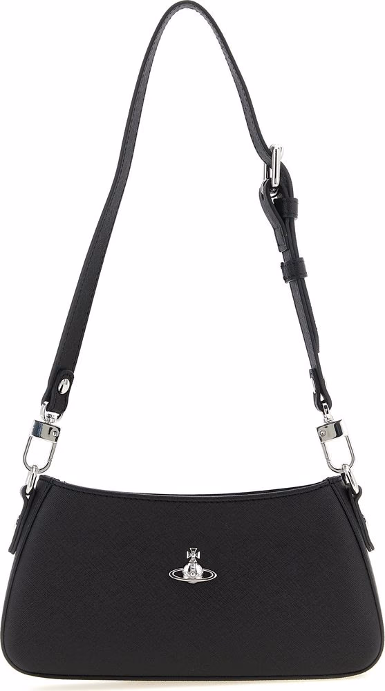 Vivienne Westwood Black Polyethylene Shoulder Bag