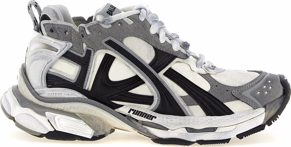 Balenciaga Gray Polyethylene Athletic Sneakers