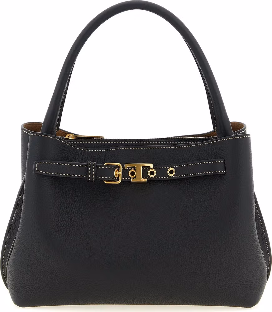 Tod's Black Calfskin Handbag