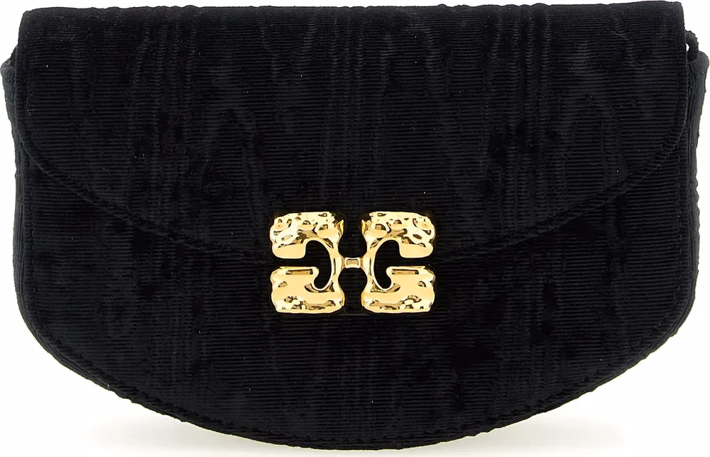 Ganni Black Polyester Cardholder