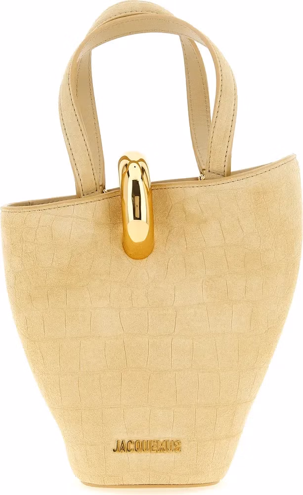 Jacquemus Beige Calfskin Handbag