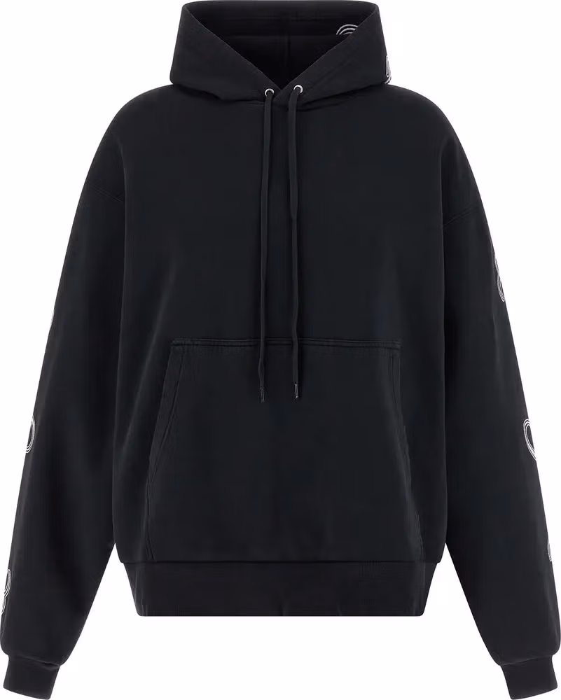 Balenciaga Black Cotton Hoodie