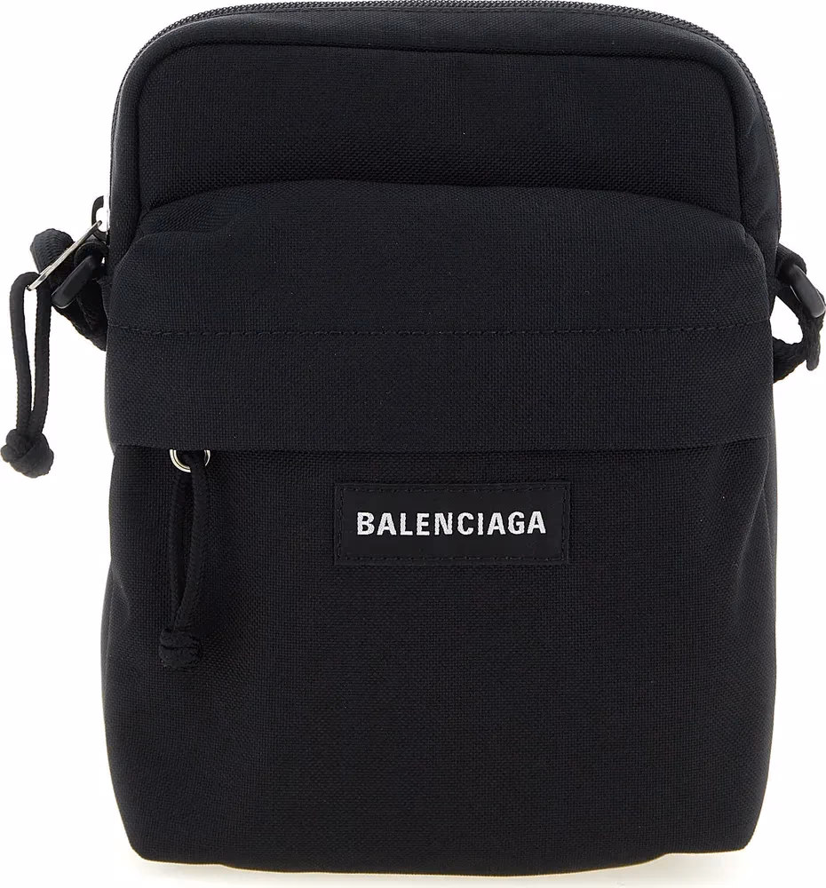 Balenciaga Black Polyamide Crossbody Bag