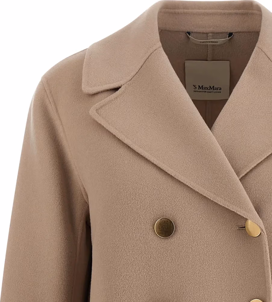'S Max Mara Beige Virgin Wool Blazer
