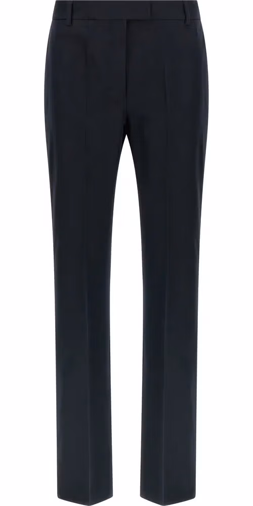 'S Max Mara Blue Cotton Flared Pants