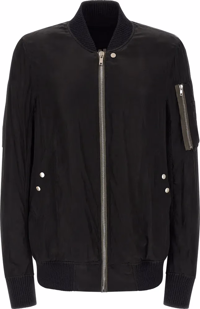 Rick Owens Black Copper Bomber