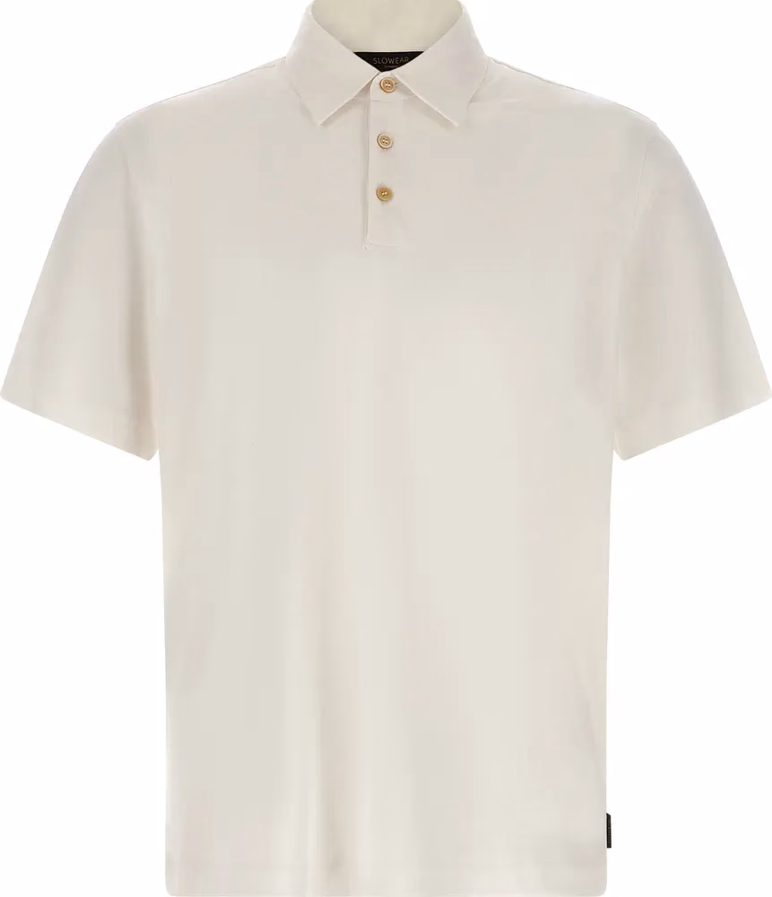 ZANONE White Cotton Polo Shirt