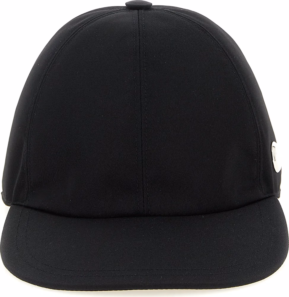 Stella McCartney Black Cotton Cap (Baseball Hat)