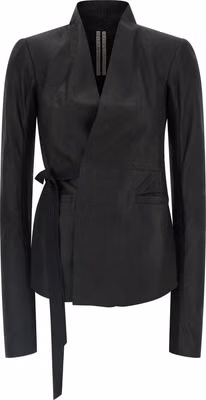 Black Lamb Leather Leather Jacket