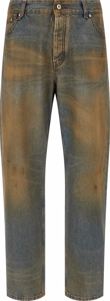 Jacquemus Multicolor Cotton Straight-Leg Jeans