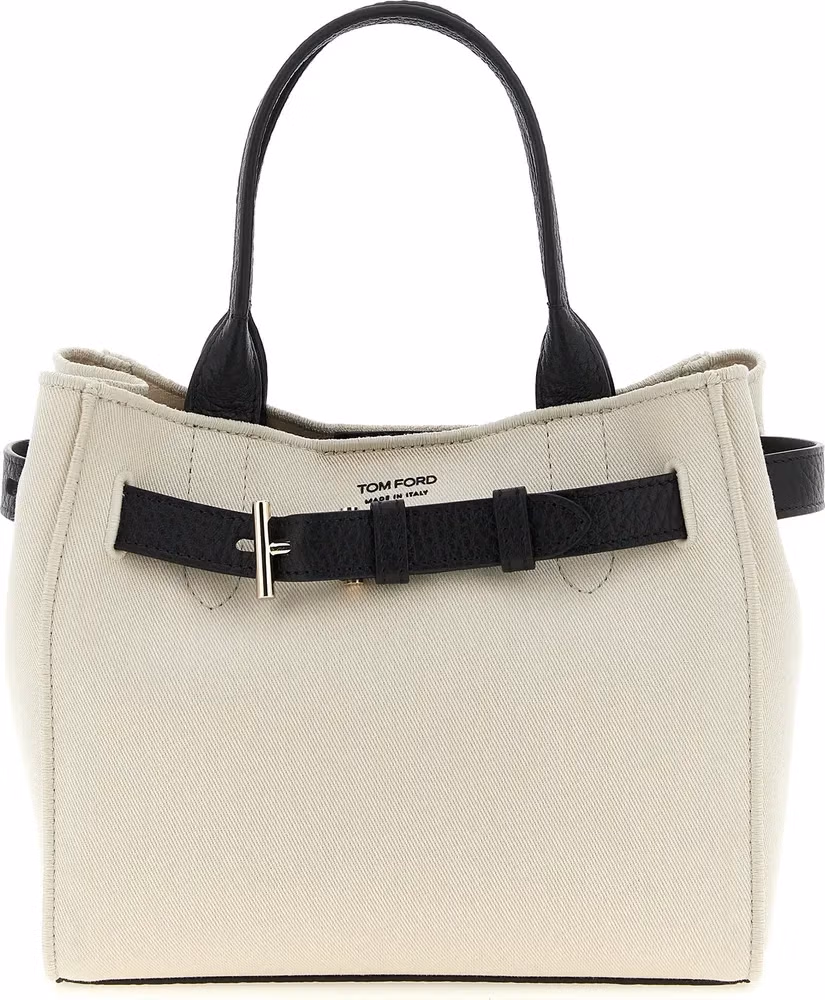 Tom Ford Bicolor Cotton Tote Bag