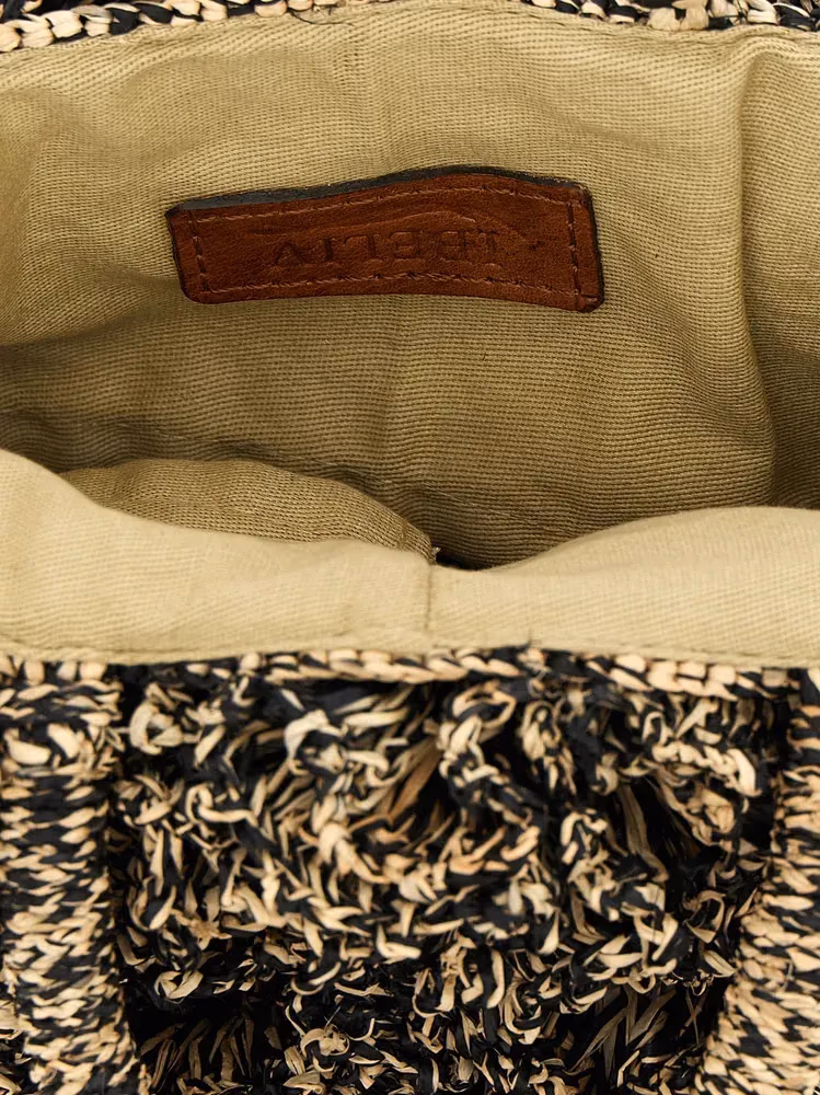 Ibeliv Bicolor Raffia Handbag