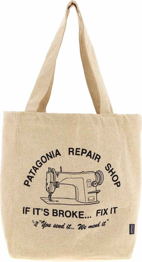 PATAGONIA Beige Cotton Tote Bag