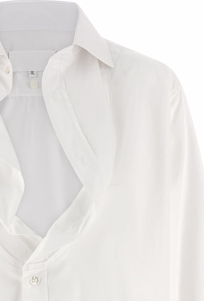 Maison Margiela White Cotton Blouse