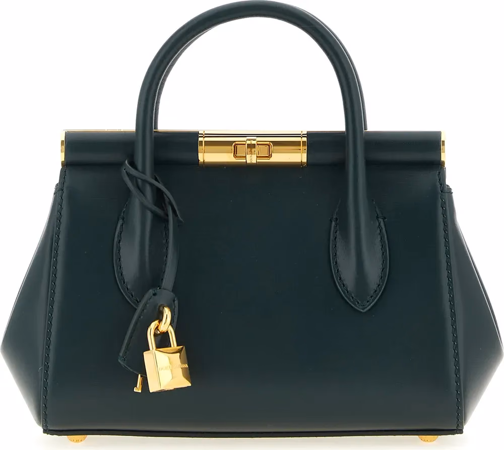 Dolce & Gabbana Bicolor Calfskin Handbag