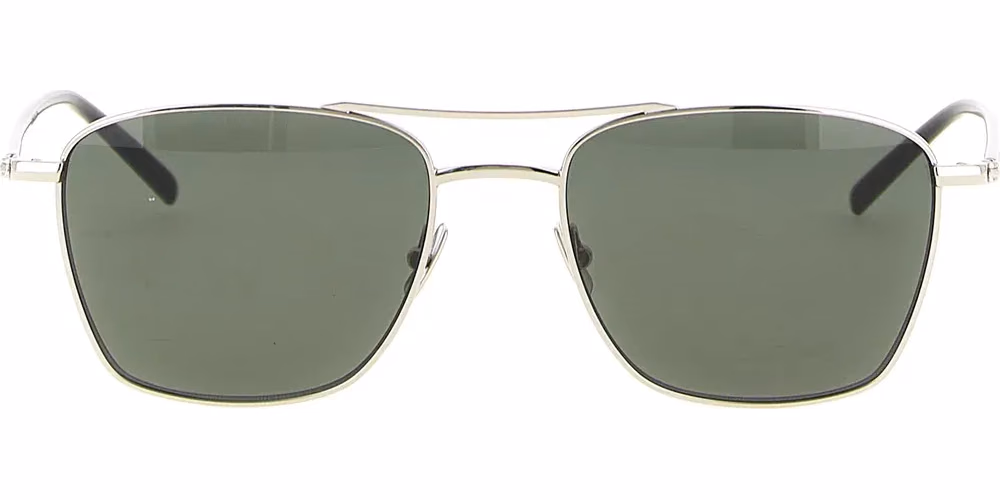 Saint Laurent Silver Acetate Sunglasses