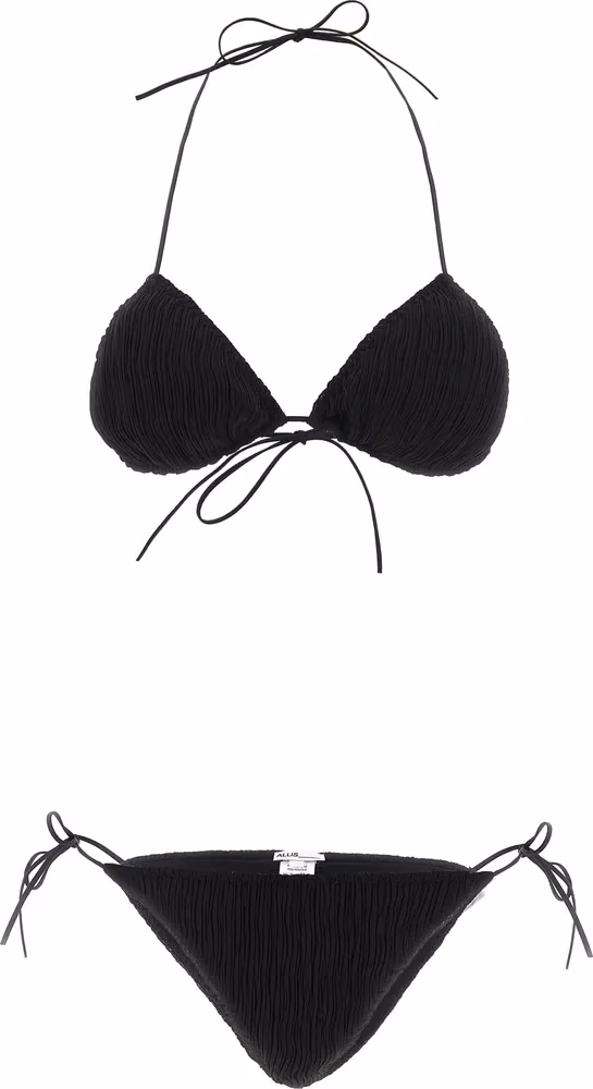 ALLIS Black Polyester Bikini