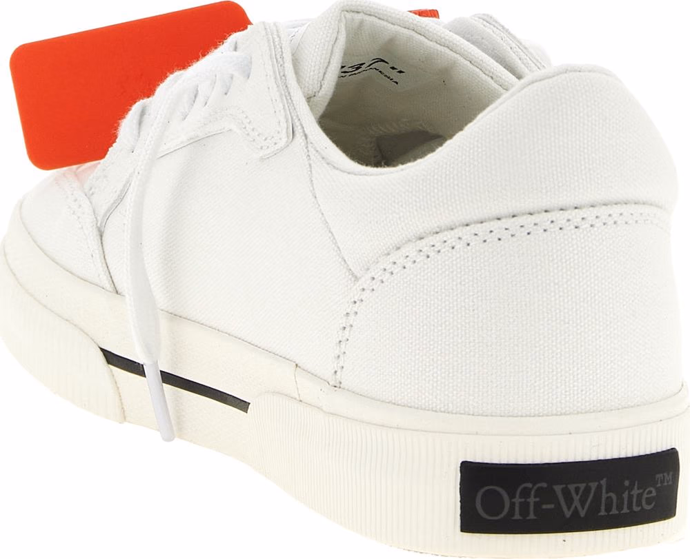 Off-White Bicolor Cotton Low Top Sneakers