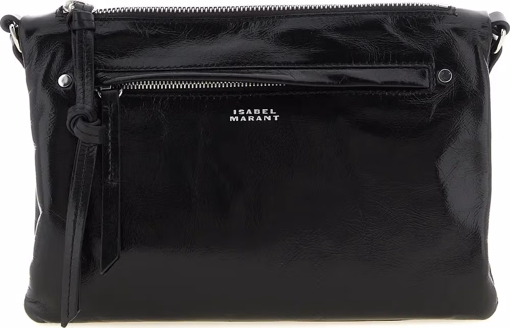 Isabel Marant Black Calfskin Crossbody Bag