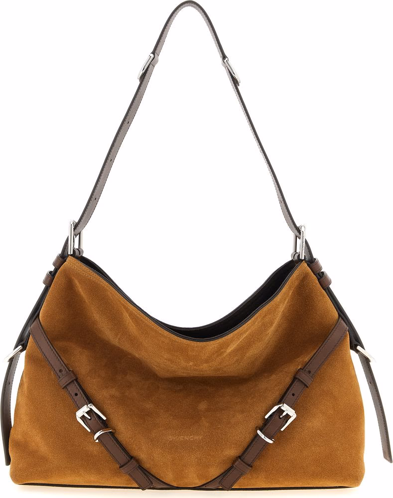 Givenchy Brown Calfskin Shoulder Bag