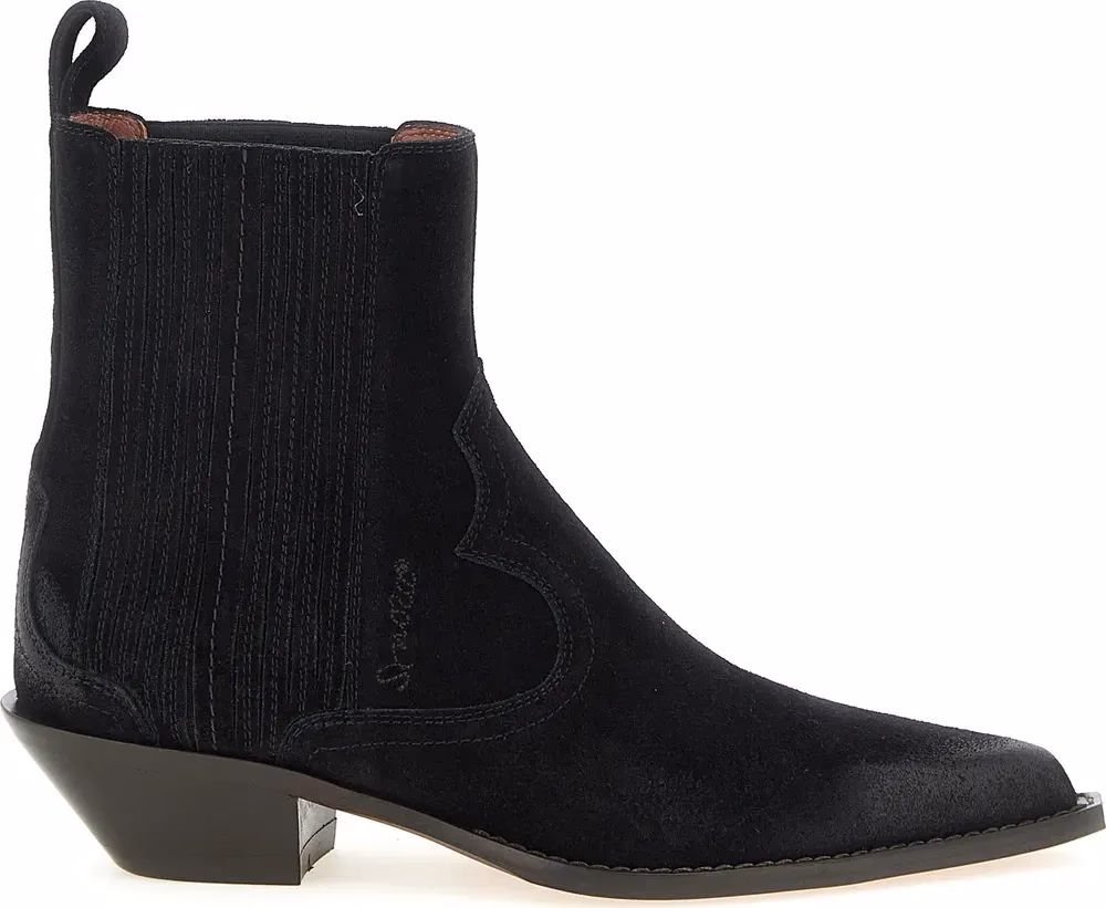 Sonora Black Calfskin Chelsea Boots