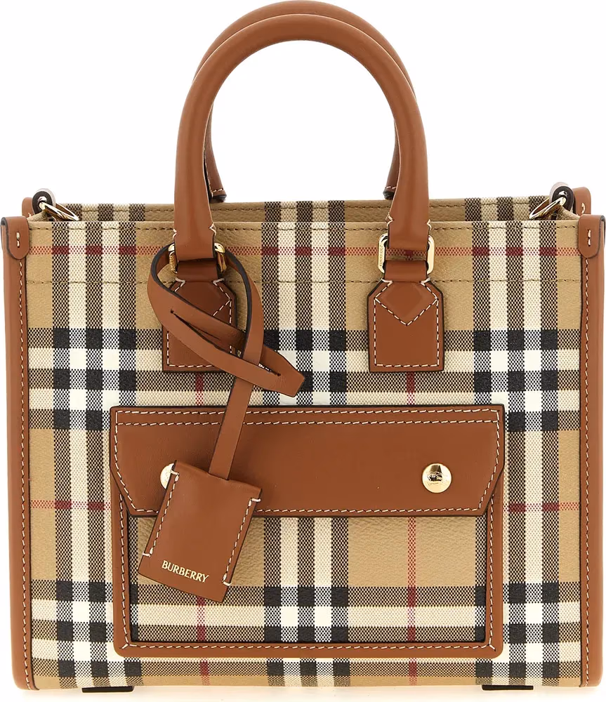 Burberry Beige Polyethylene Tote Bag