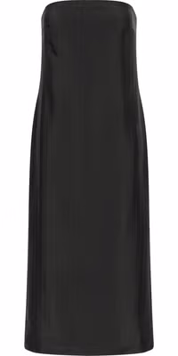 Black Viscose Midi Dress