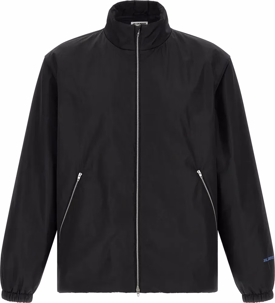 Jil Sander Black Polyester Full-Length Jacket