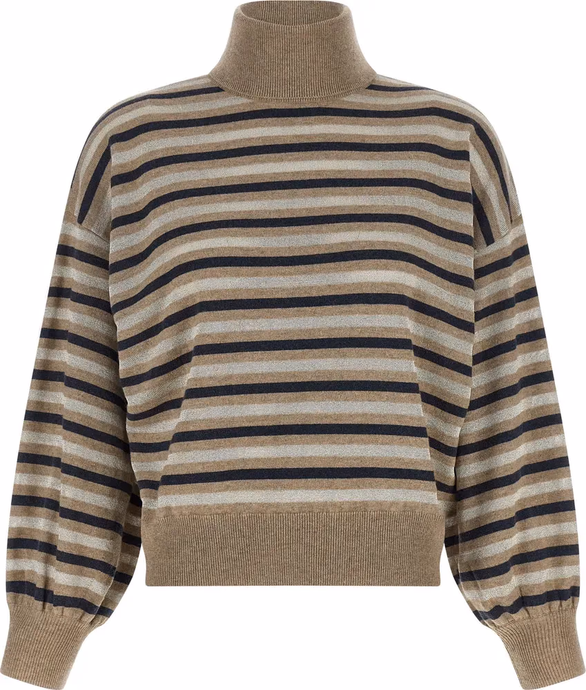 Brunello Cucinelli Multicolor Virgin Wool Cardigan