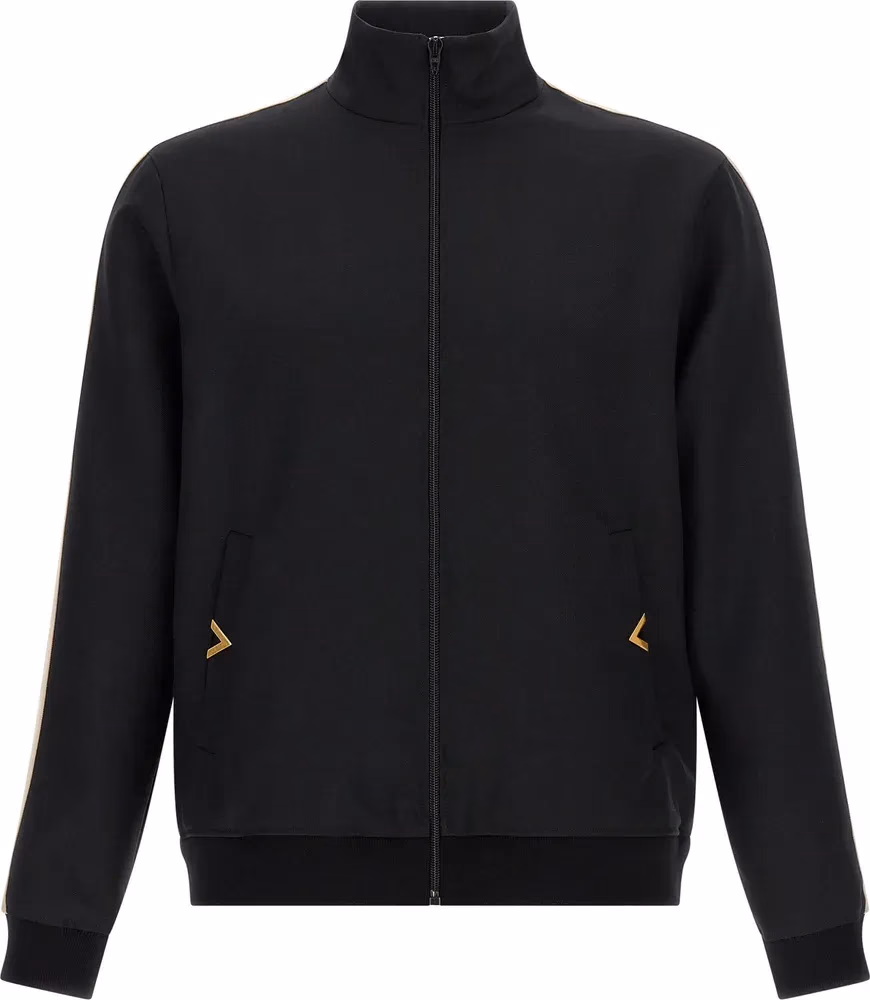 Valentino Garavani Black Polyester Sweatshirt