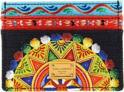 Multicolor Cotton Cardholder