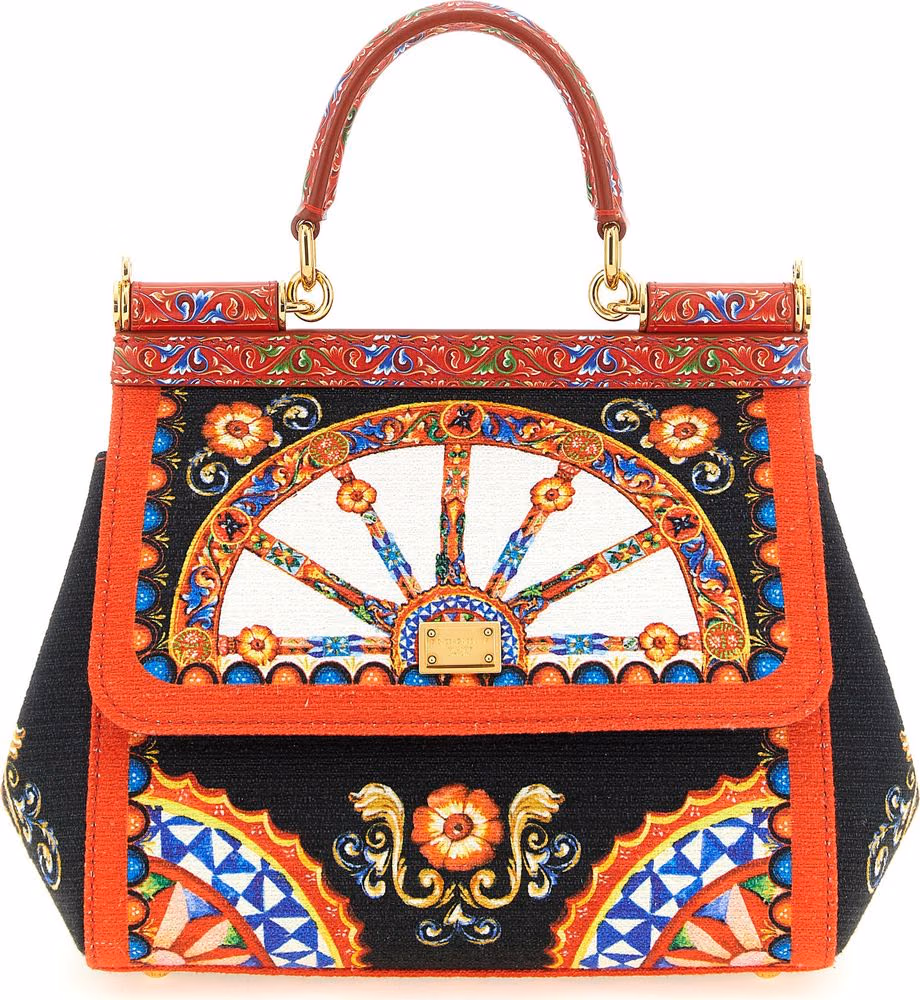 Dolce & Gabbana Multicolor Cotton Handbag